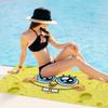 Cute S-Spongebobs Anime Microfiber Blanket Quick Drying Beach Towels Oversized Printing Super Absorbent Pool Towel Blanket