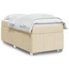 Vidaxl Letto Continentale Con Materasso, Crema, Tessuto, 80X200 Cm