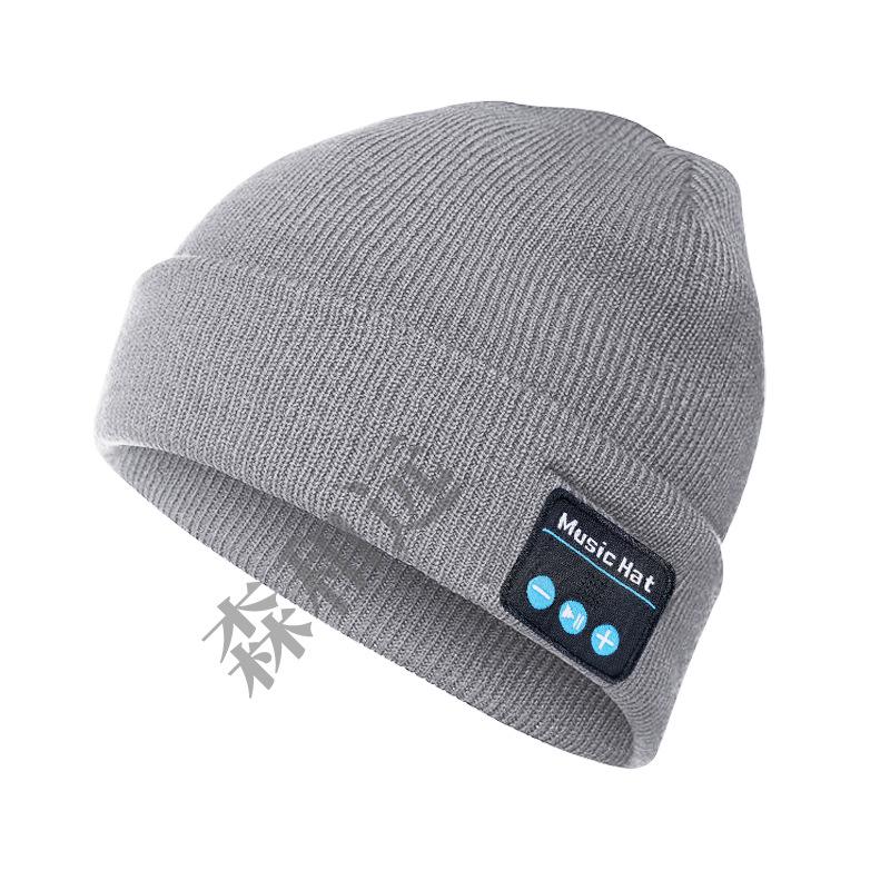 Bluetooth Music Knit Hat - Wireless Stereo Cap for Night Running & Cycling, Autumn/Winter Warmth