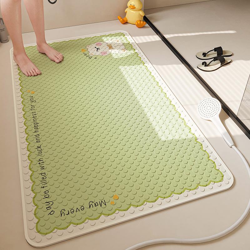 Bathroom Floor Mat for Elderly and Children's Shower Room for Bathing  Anti-slip Anti-fall Mat for Household Suction Cups  Bathroom Foot Mat
