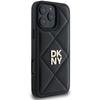Dkny Dkhcp16Lpqdslk Iphone 16 Pro 6.3Czarny/Black Quilted Stack Logo