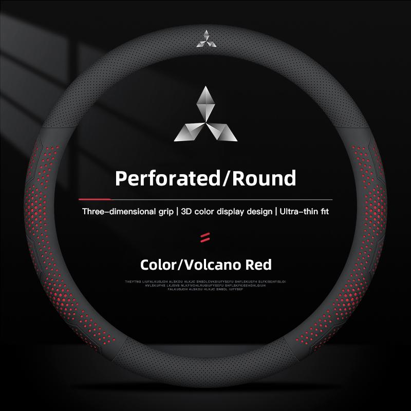 Car Steering Wheel Cover Ultra-thin Breathable Car Accessories For Mitsubishi Outlander Pajero Colt Space Delica Mirage Jinxuan