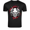 Japanese Demon Oni Mask T-Shirt - Dark Samurai Devil Graphic Tee