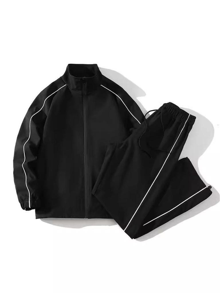 Ensemble de vestes coupe-vent pour couple: Vêtements d'extérieur décontractés à la mode pour hommes et femmes, automne/hiver