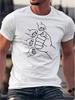 Father S Day Pure White Cotton Men's T-shirt