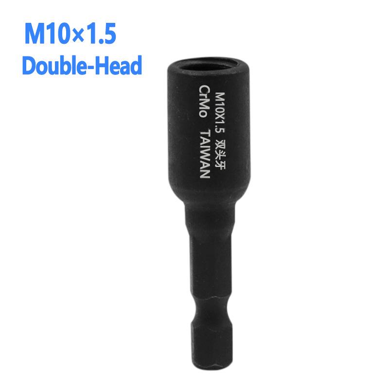 Self-Tapping Socket Adapter for 6/8/10mm/1/4"/5/16" Insert Nuts or Hanger Bolt Power Drill Tools 1/4 Inch Hex Shank