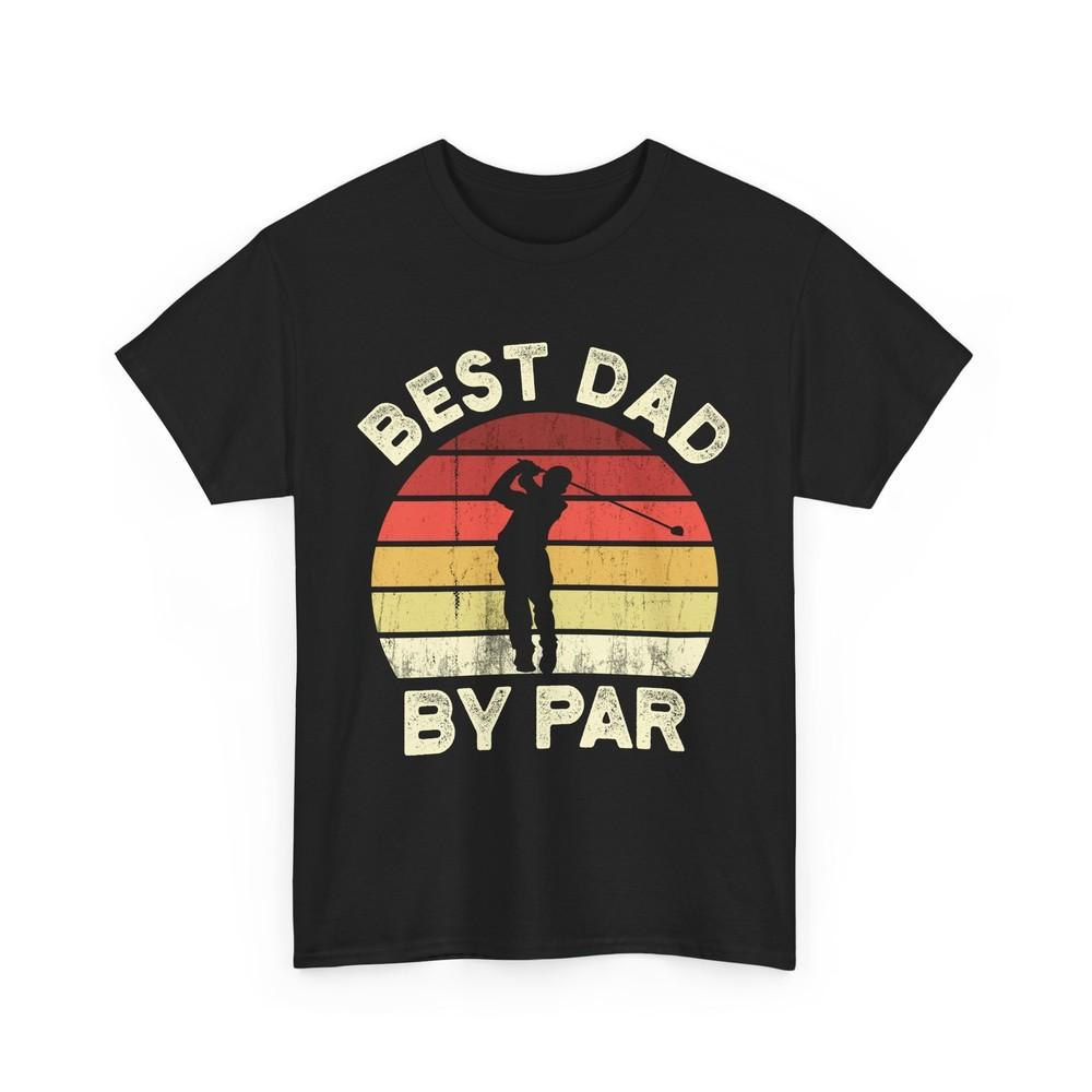 

Golfer Dad Shirt, Best Dad By Par Golfing Lovers Sports Fans Vintage Shirt XL
