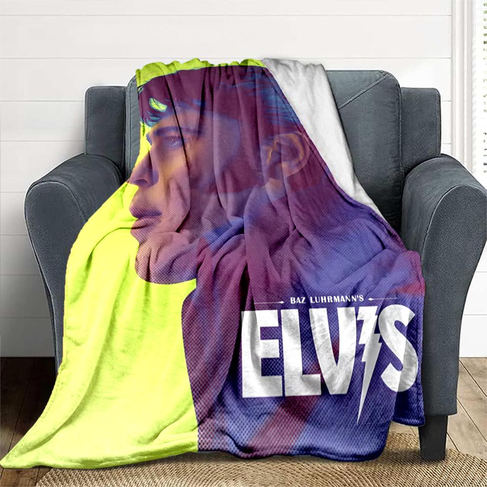 Elvis Presley Blanket Soft Warm Cozy Suitable For Office Bed Office Chair For All Occasions Stylish Decor Gift For Travel Home Birthdays