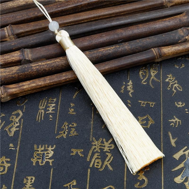 

Сделать Саше Бахрома Длинные Уши 12 См Ледяной Шелк Подвесные Уши Сделай Сам Подвеска-Веер Ханфу Бахрома Аксессуары Подвеска Античные Уши M tassel бежевый