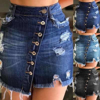 Summer Plus Size Shorts Women's Denim Mini Skirt Women's Skirt