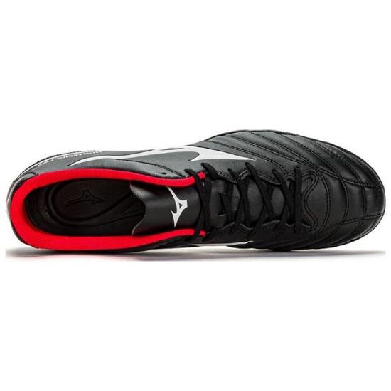 Mizuno Monarcida Neo 2 Select AS Super Fiber Anti-Slip Durable Artificial Turf Soccer Shoes Men Soccer Shoes Black White Red P1GD210501