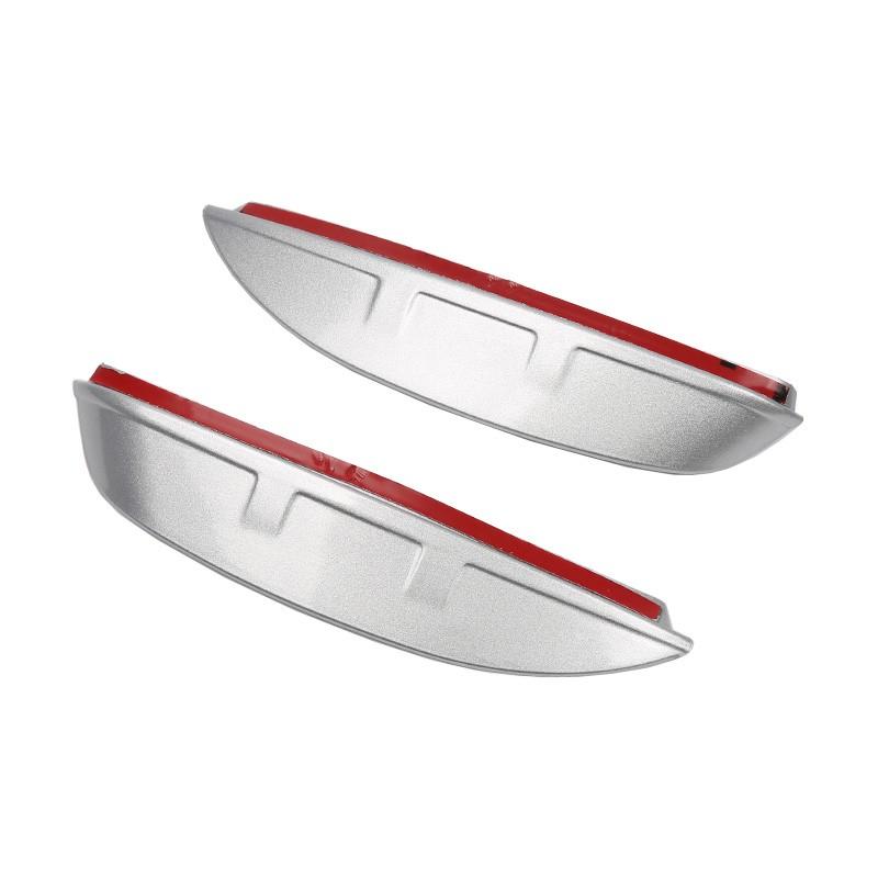 Rear View Mirror Rain Eyebrow Cover For Toyota Highlander 2014-2019 Matte Silver