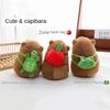 Soft Cartoon Capybara Cotton Doll Brown Capybara Stuffed Doll Plush Capybara Plush Toy  Birthday