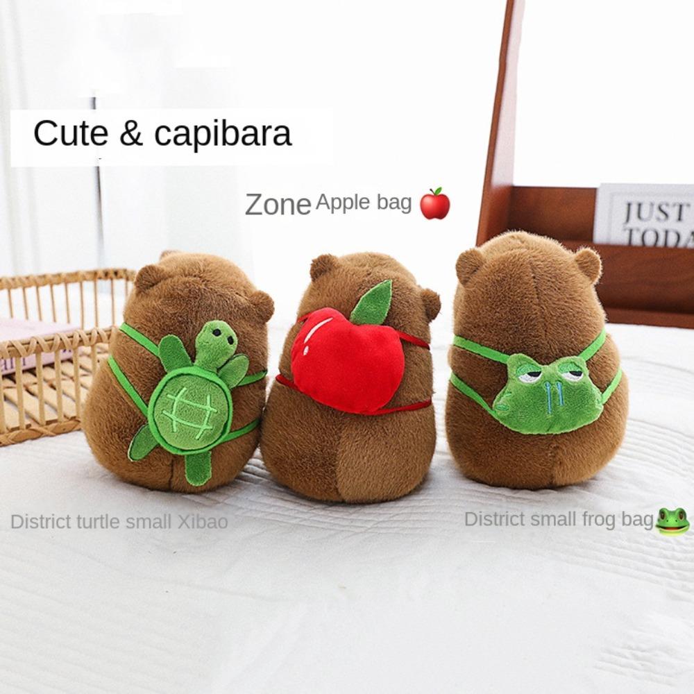 Soft Cartoon Capybara Cotton Doll Brown Capybara Stuffed Doll Plush Capybara Plush Toy  Birthday