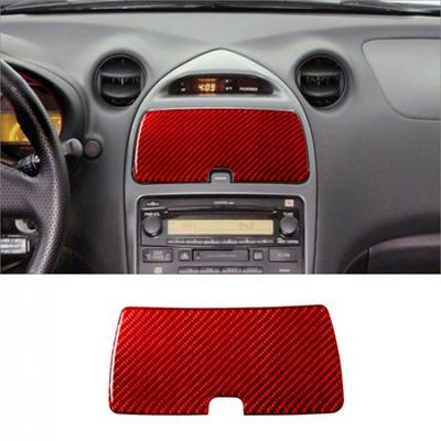 Red Carbon Fiber Interior Center Storage Cover Trim For Toyota Celica 2000-05