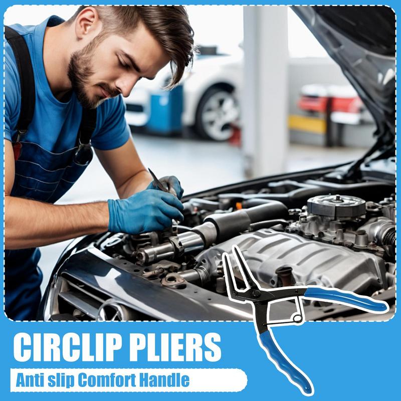 Изогнутые Длинные Щипцы для Стопорных Колец Внутренние Внешние Многоцелевые Прочные Длинногубцы Для Автомобилей United States