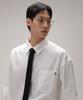 Dibellobeu City Boy Oversized Solid Oxford Shirt_Off-White