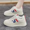 Women's Spring and Autumn Breathable White Shoes Flat Shoes Single Shoes All-match Casual Sports Shoes