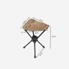 1pcs Multi-scenario Application Ultralight Portable Folding Stool Compact Outdoor Three Legged Stool 360° Rotation Picnic Fishing Camping Stool