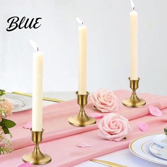Metal Candlestick Holder for Tealight or Pillar Candles European Simple Candle Candlelight Ambiance