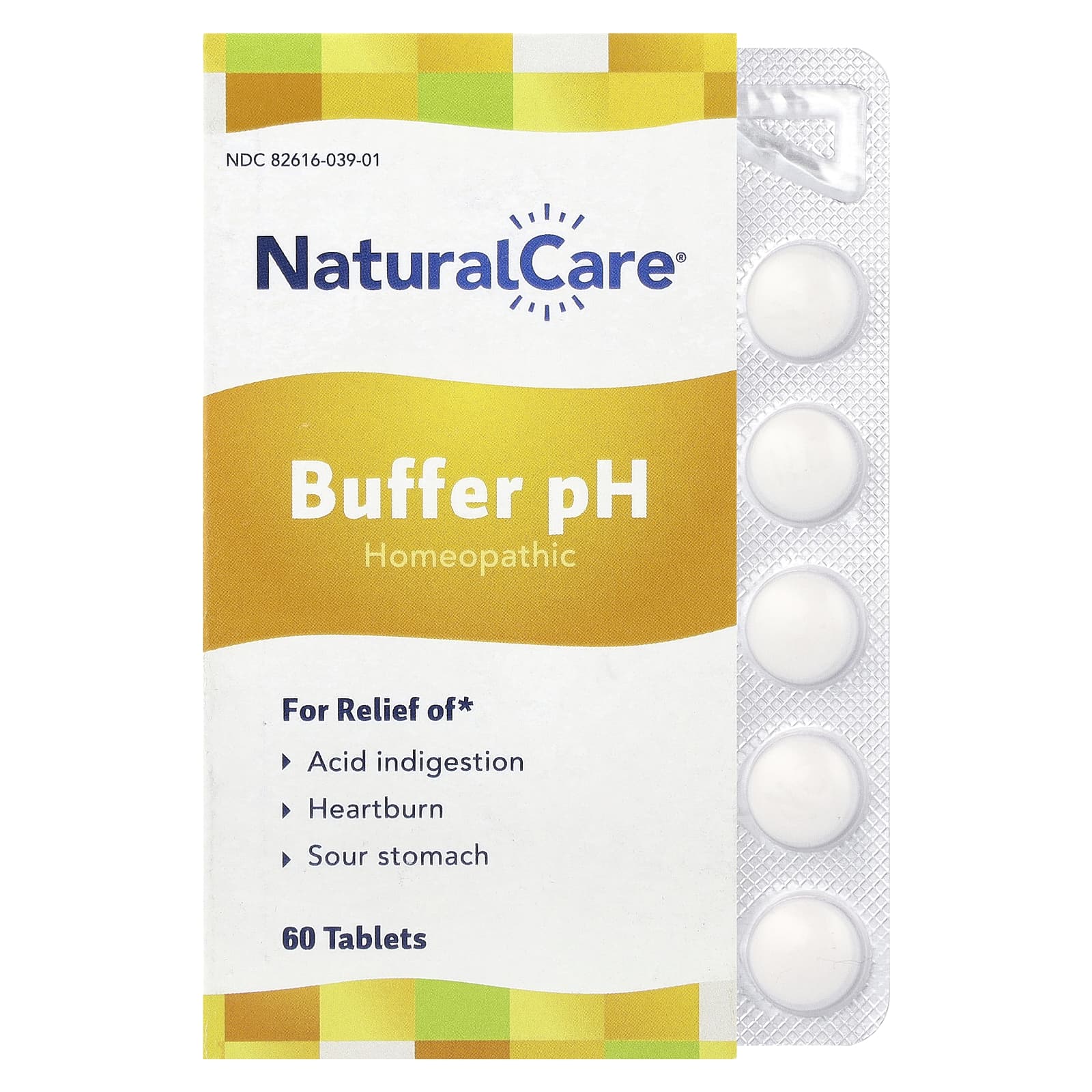 

NaturalCare, буфер pH, 60 таблеток