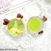 3D Glowing Chinese Zodiac Resin Charms Chubby Cute Cartoon Transparent for DIY Keychain Phone Case Craft Use