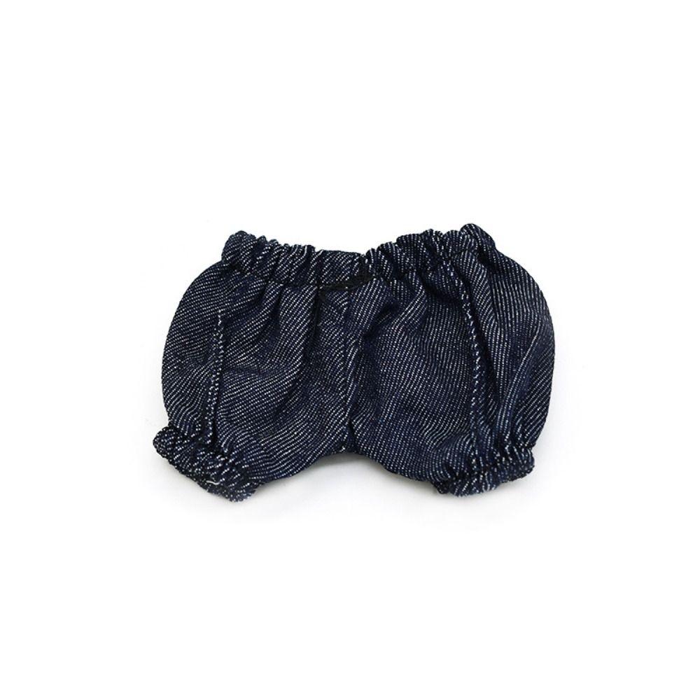 Blue Black Doll Clothes 20cm Miniature Trousers Creative Mini Shorts  Cotton Stuffed Doll