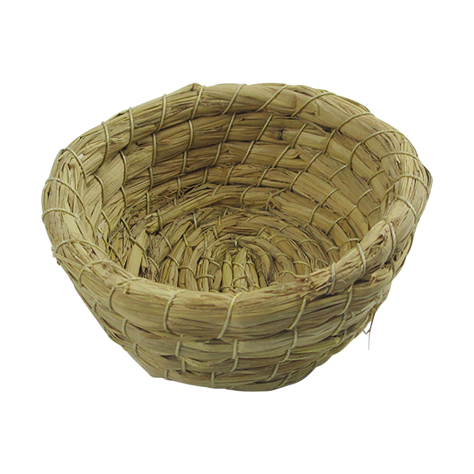 

Straw Budgie Bird Nests Bowl-Shaped Gourd-Shaped Straw Nests Bird Hatching