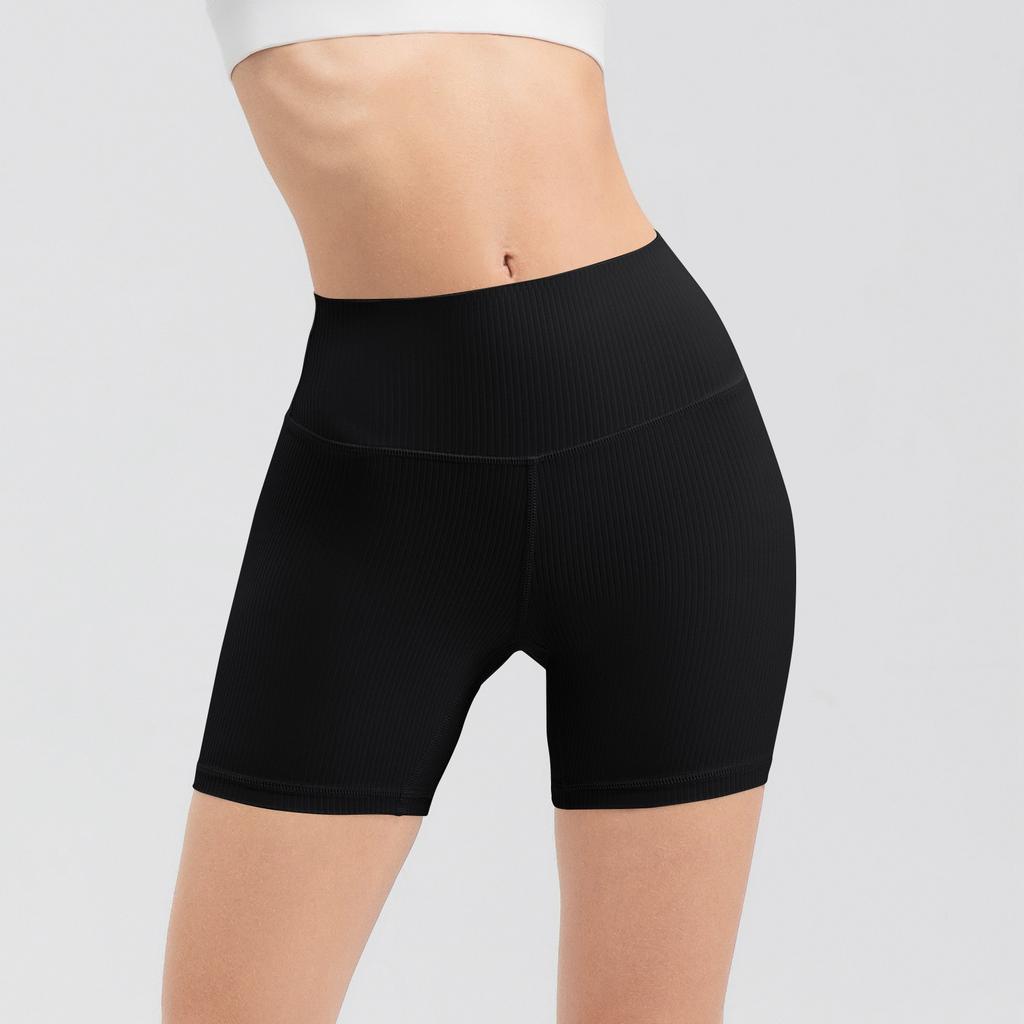 Pantaloni scurți de motociclist cu talie înaltă pentru femei - Antrenament atletic pentru controlul burticii, alergare, yoga, sală, dans, pantaloni scurți