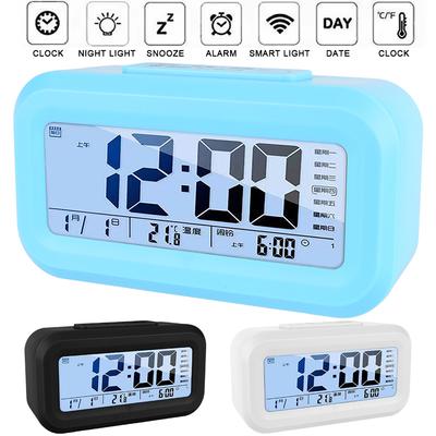 LED Digitaler Schreibtischwecker Digitaler Wecker für Büro Einfache Uhren Zuhause Schlafzimmer Schreibtisch Mini Elektronische Uhren