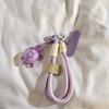 Universal Braided Mobile Phone Lanyard Cartoon Turtle Hanging Chain Ring Cord Detachable Wrist Strap With Patch