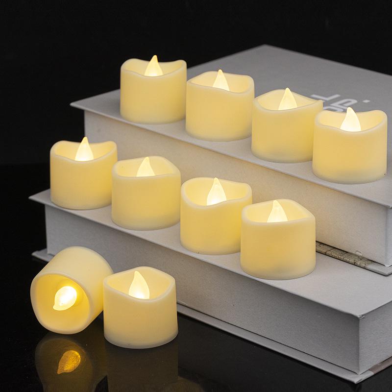 LED Electronic Candle Tealights for Christmas, Halloween, Birthdays, Weddings, and Hotel Decorations.