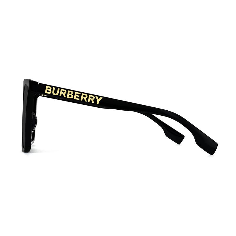 Burberry 4411D Logo Letter Square Sunglasses Unisex sunglasses Black BE4411D