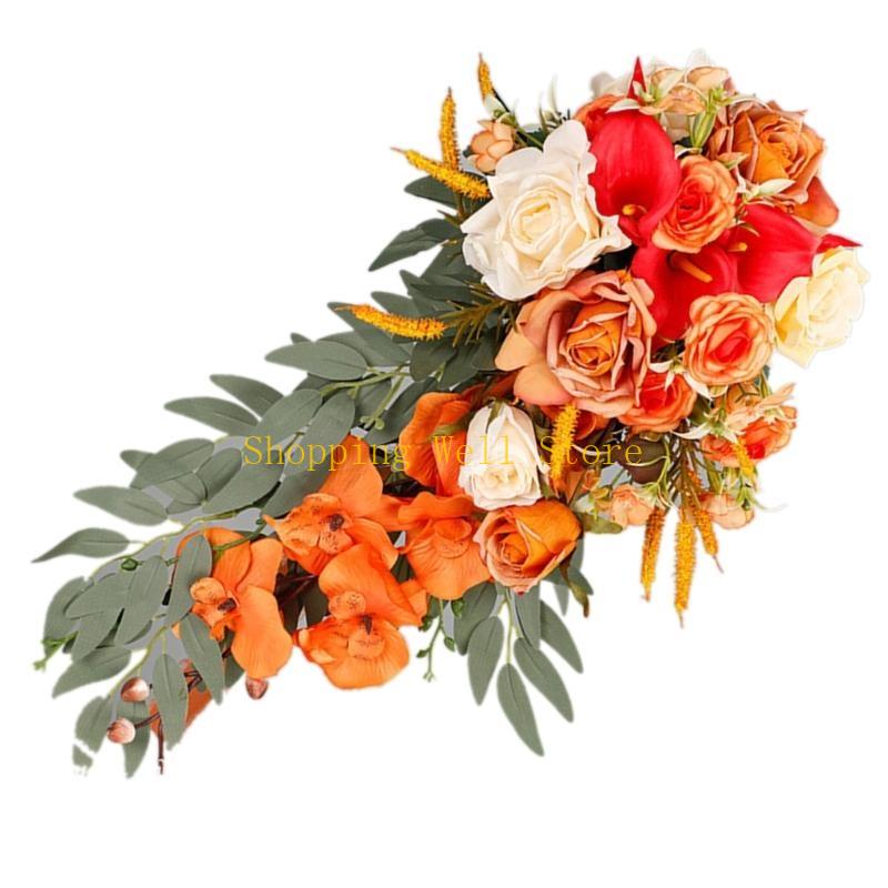 KX4B Artificial Flowers Rose Wedding Home DIY Decor Accessories Fake Flowers China Mainland