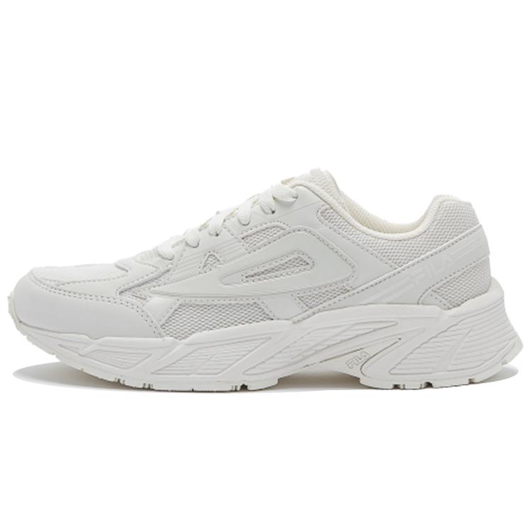Fila Platform Low Top Running Shoes Unisex Beige Korean Style 1GM00828D_050