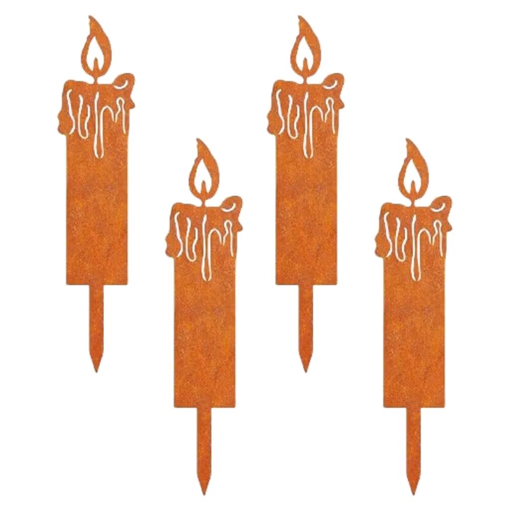 Outdoor Christmas Decorations for Home Metal Decorative Garden Stakes for Christmas Decors Tree Yard Signs for Garden