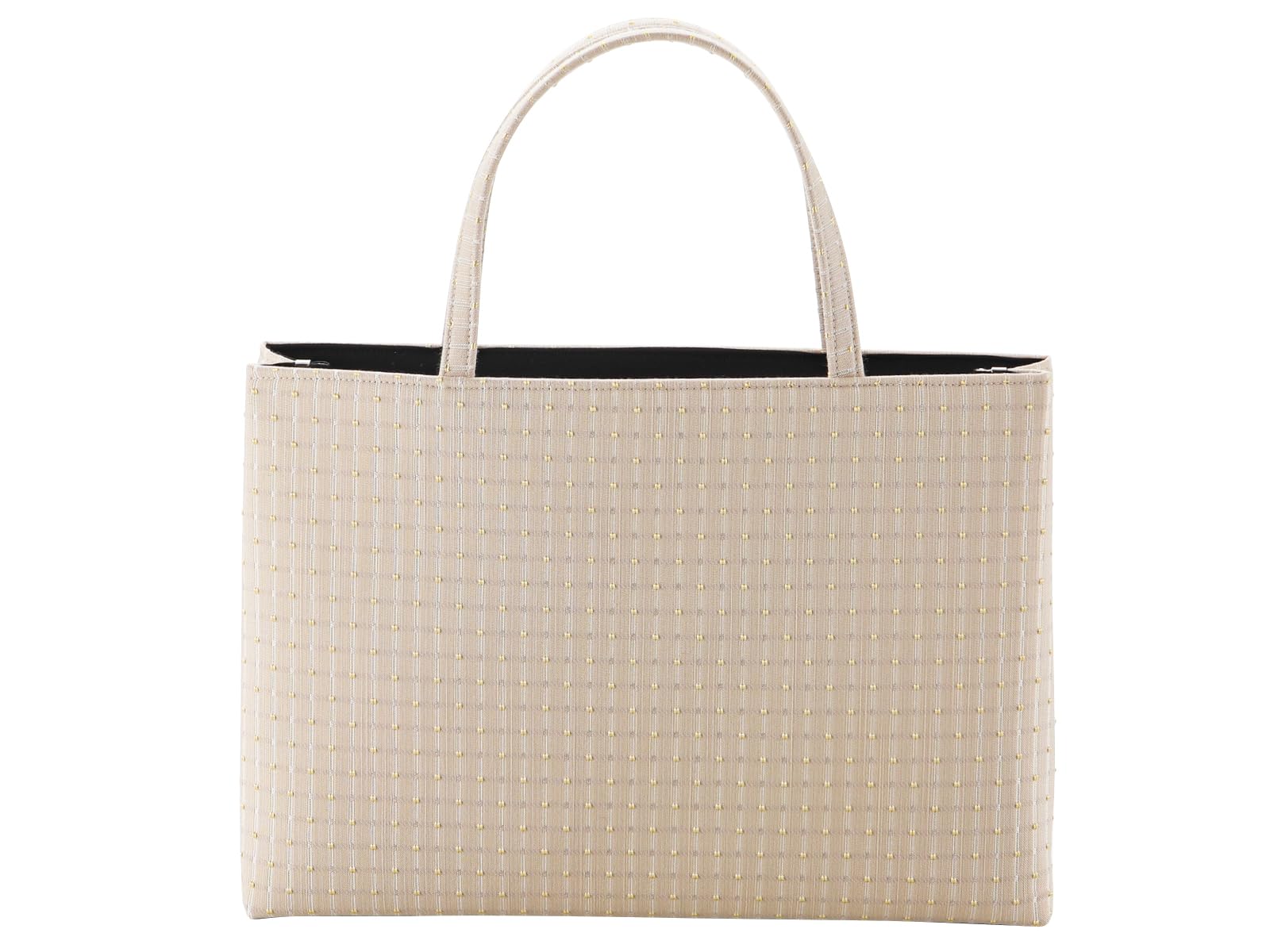 

Made in A4 size with inner tote traditional for entrance graduation tea grid Japan, Oshu-ori fabric, Japanese-style bag, compatible, pocket,