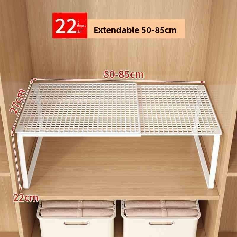 Wardrobe Layered Baffle Cabinet Partition Cabinet Telescopic Shelf Wardrobe Shoe Cabinet Storage and Finishing Artifact Shoe Rack