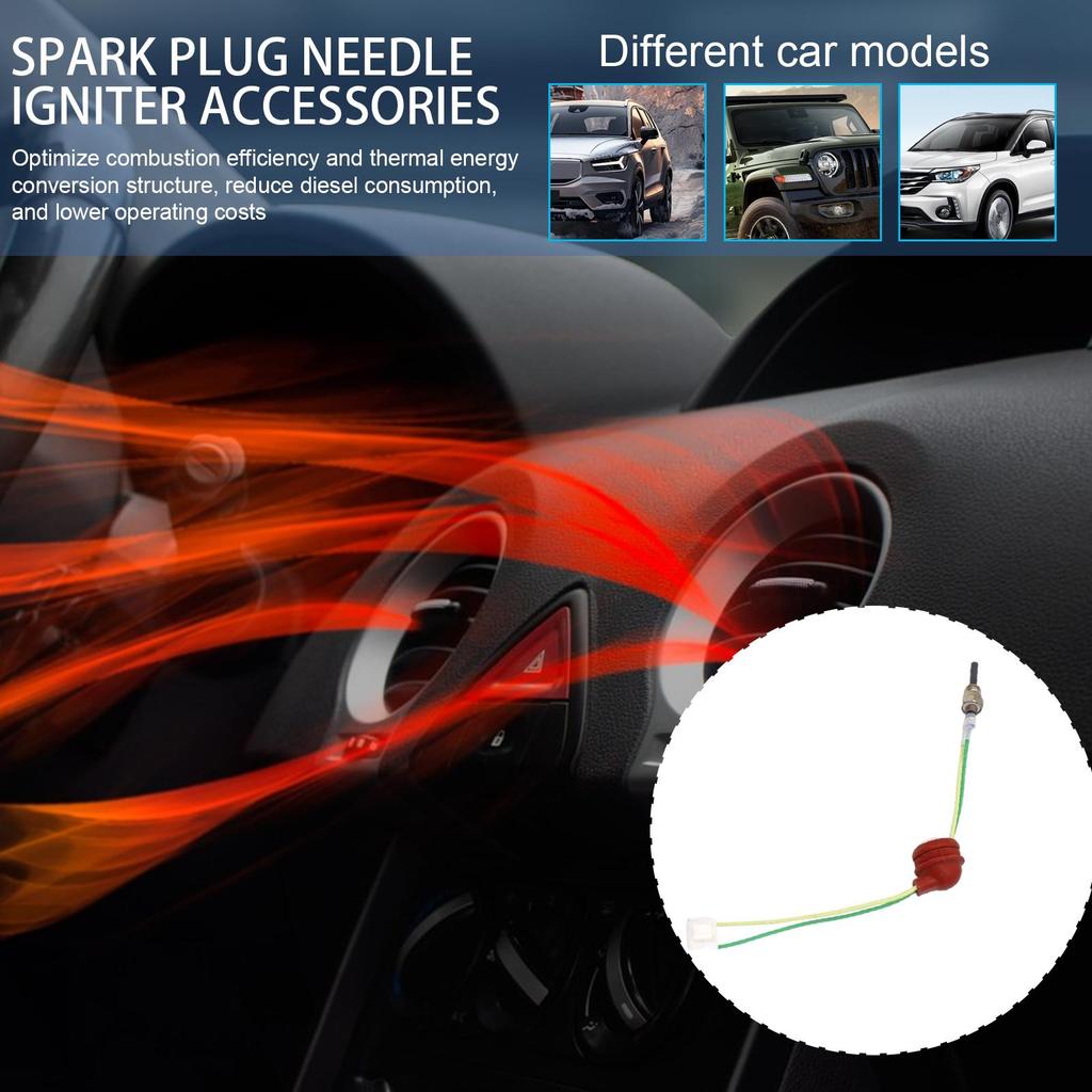 Glow Plug 12V/24V Multifunctional Ignition Needle Parking Heater Accessory For Electrical System Automotive Car Engine RV Truck