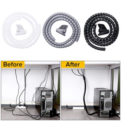 Flexible Wire Wrap Spiral Cable Winder Management Cord Protector Storage Pipe Cable Organizer