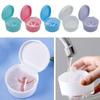 Portable Denture Tray Box Plastic Braces Orthodontic Case False Denture Boxes  Women Men