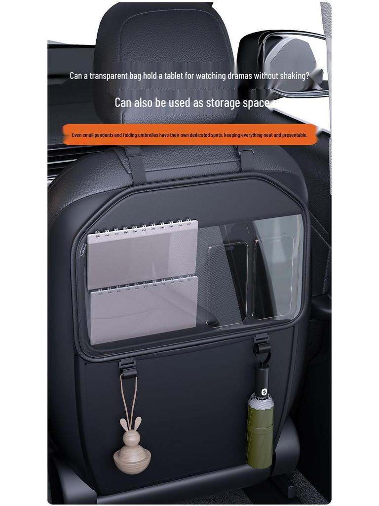 Car Back Seat Organizer for Road Trips & Binge-Watching