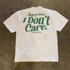Sorry I Don't Care Graphic Print Autumn Pure Cotton Men's and Women's T-shirt Short Sleeve Street Fashion Trend Clothing