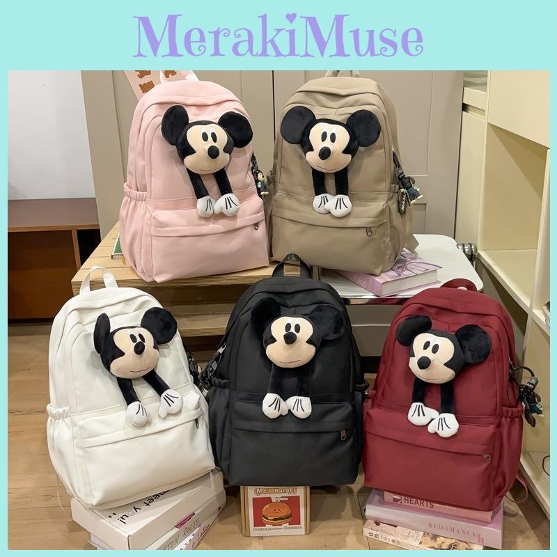 Trendy Nylon Unisex Backpack For Students With Spacious Design And Chic Aesthetic