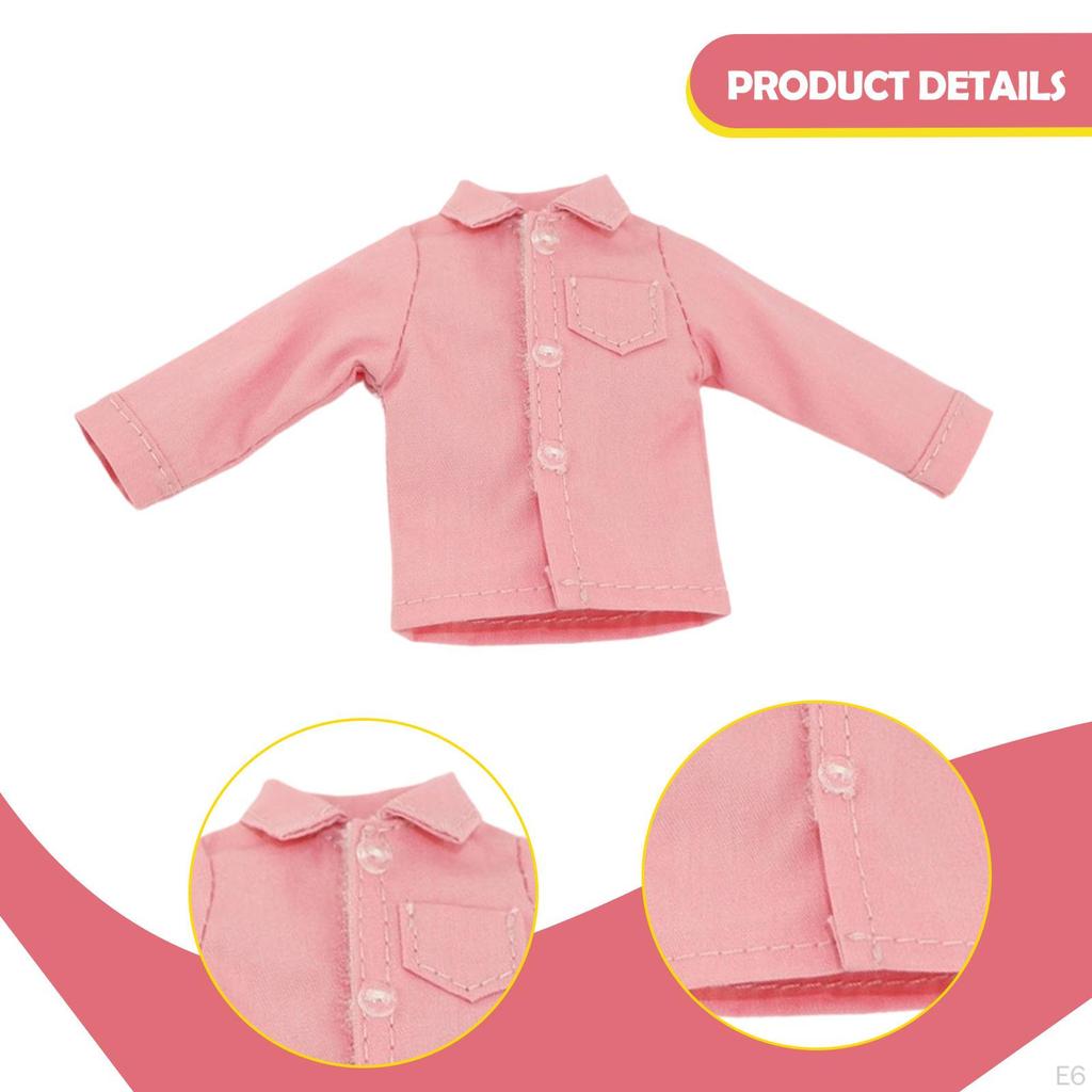 1/ Figure Clothes ,Miniature Shirt, Photo Prop Doll Costume Accessories for 6" Male Figures Body