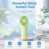 Latest Portable Fan Compact Handheld Fan - Portable, Battery-Powered Personal Cooling Device for Travel & Outdoor Use No Battery