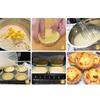 20/10 Stück Wiederverwendbare Antihaft-Wellenförmige Eiertarteform Aluminiumlegierung Blumenform Cupcake-Form Pudding-Gelee-Form Muffin-Backförmchen