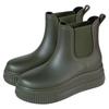2025 New Women's Waterproof Commuter Rain Boots Fashionable Water Boots Non-Slip Rubber Shoes Ladies PVC Insole