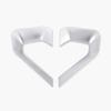 ABS Chrome Car Stickers Central Console Side Decoration U Shape Frame Trim for Land Rover Range Rover Evoque 2012-2018 Accessory