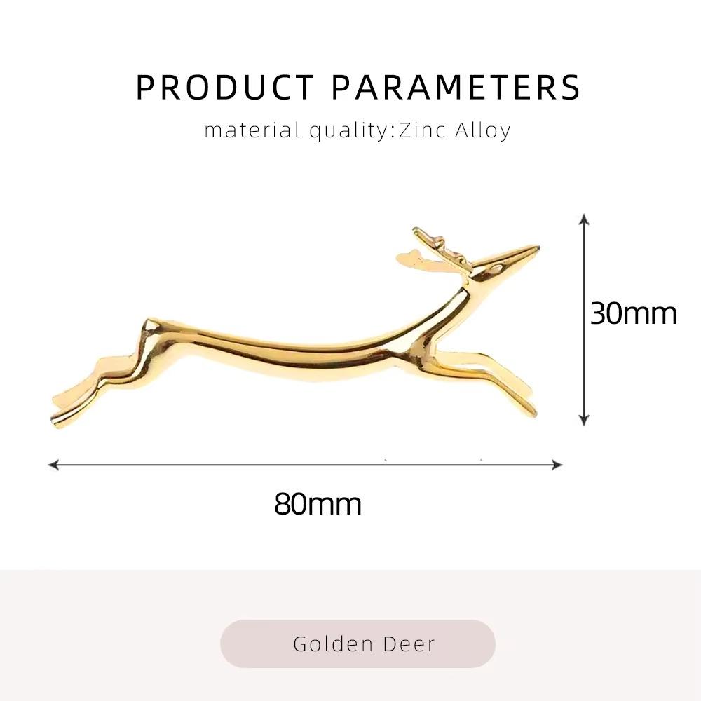 

1 шт. Подставка для палочек для еды с дизайном кошки, собаки, оленя, металлическая подставка для хранения вилок, художественное ремесло, украшение стола Golden Deer